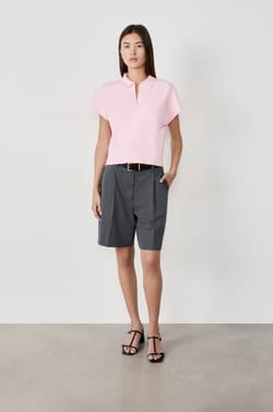 Su&eacute;ter sin mangas cuello Polo;${refinementColor}