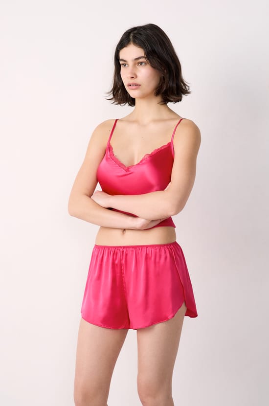 Short en soie;${refinementColor}