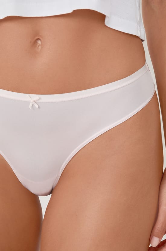 Pack of 5 Microfiber Thongs;${refinementColor}