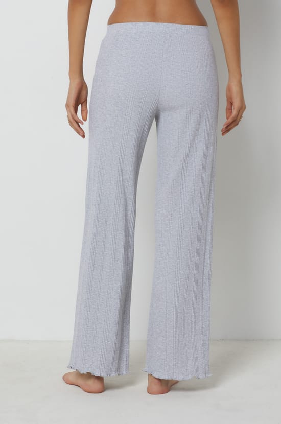 Richelieu Ribbed Pyjama Trousers;${refinementColor}
