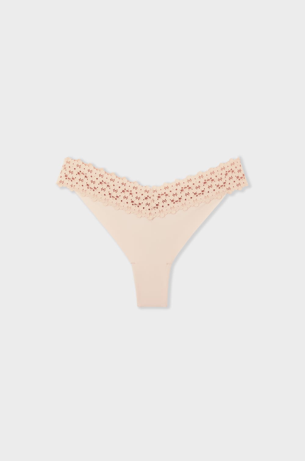 Microfibre and Lace Tanga;${refinementColor}