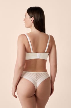 Soutien-gorge bandeau coques fines bretelles amovibles;${refinementColor}