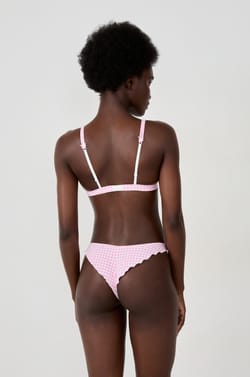 Soutien-gorge triangle sans armatures avec broderie;${refinementColor}