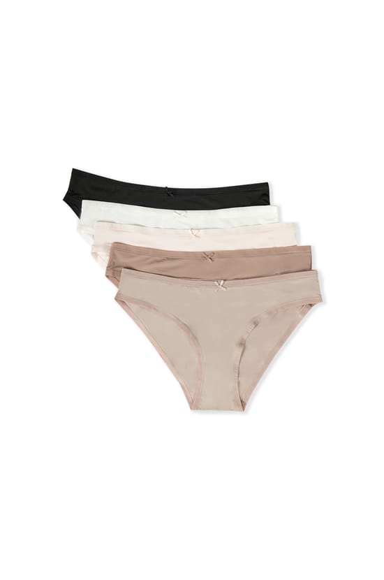 Pack of 5 Microfibre Briefs;${refinementColor}