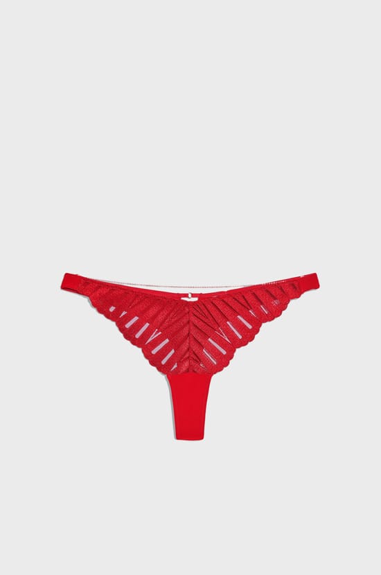 Lace Tanga with Jewelry Details;${refinementColor}