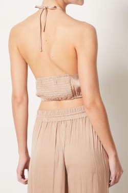 Satin Cropped Camisole;${refinementColor}