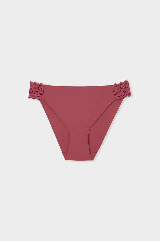 Microfibre and Lace Briefs;${refinementColor}