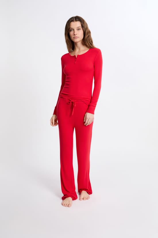 T-shirt de pyjama manches longues;${refinementColor}