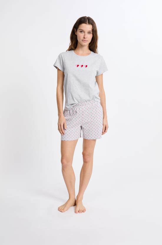 Pyjama 2 pièces en coton;${refinementColor}