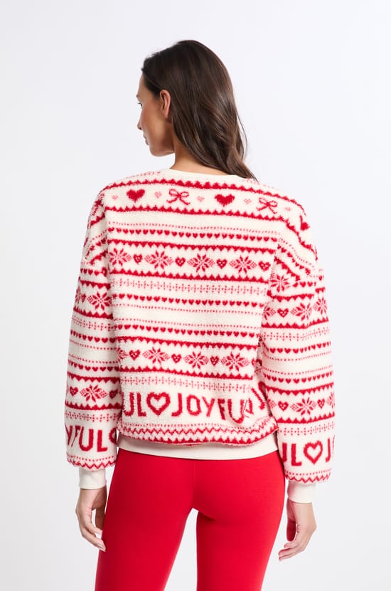 Sweatshirt à motifs;${refinementColor}