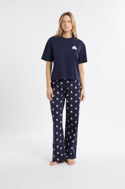 2-Piece Pyjama Set with Poodle Motifs;${refinementColor}