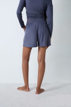 Short de pijama liso;${refinementColor}