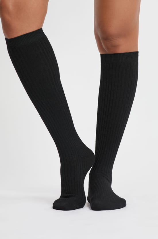 Chaussettes effet côtelé;${refinementColor}