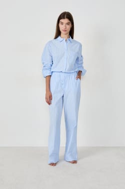 Pantalon de pyjama à rayures;${refinementColor}