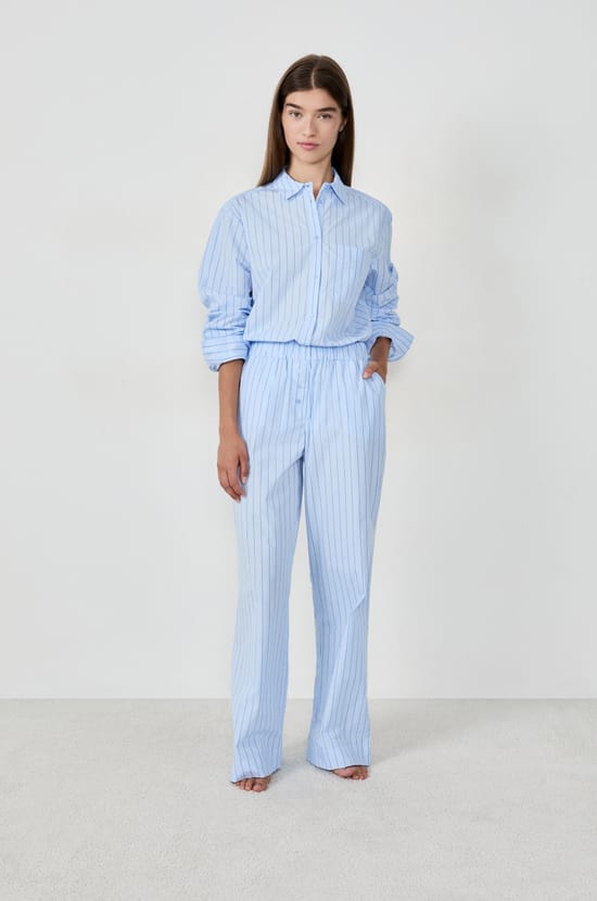 Pantalon de pyjama à rayures;${refinementColor}