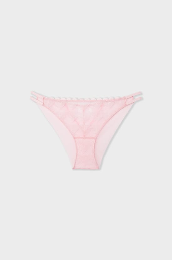 Heart Motif Lace Briefs;${refinementColor}