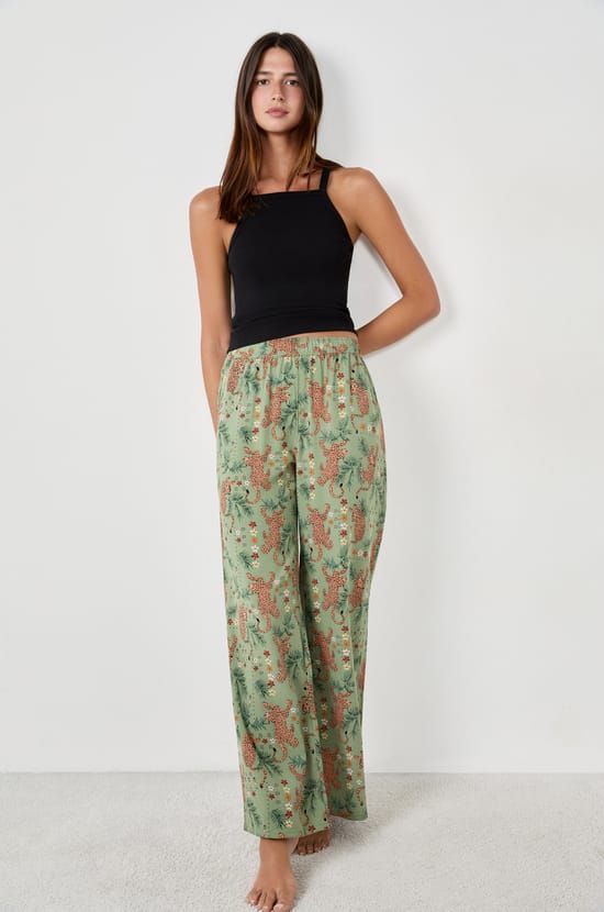 Pyjama trousers with patterns;${refinementColor}