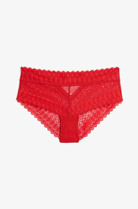 Panty de encaje;${refinementColor}