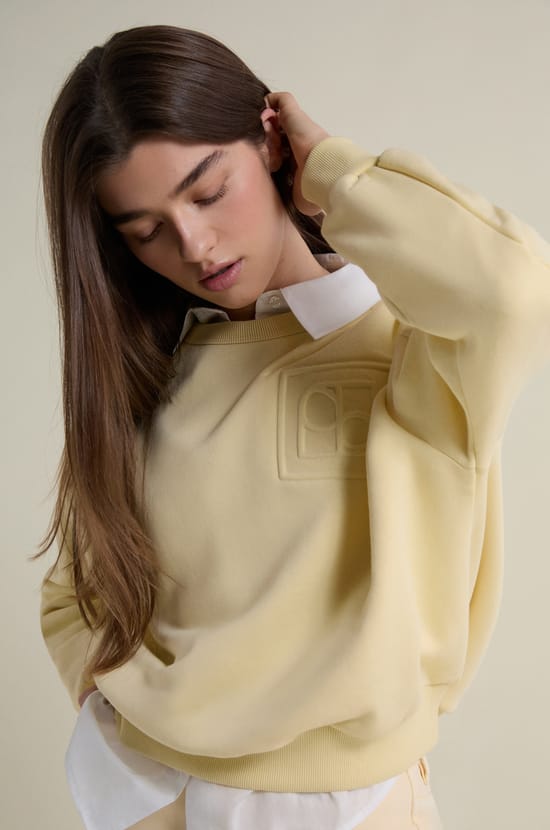 Sweatshirt manches longues;${refinementColor}