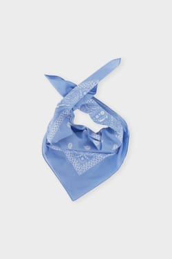 Foulard &agrave; motifs en coton;${refinementColor}