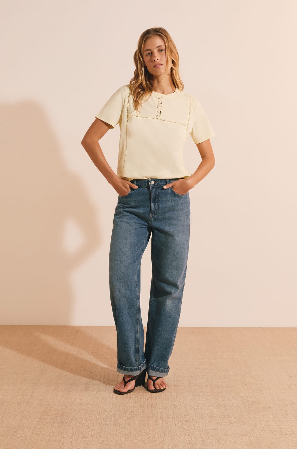 T-shirt en coton;${refinementColor}