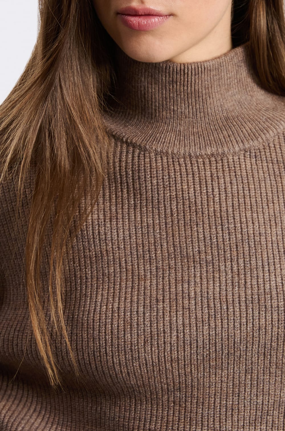 High Neck Sweater;${refinementColor}