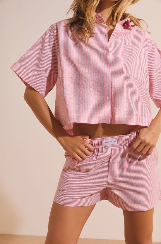 Short de pyjama avec coton;${refinementColor}