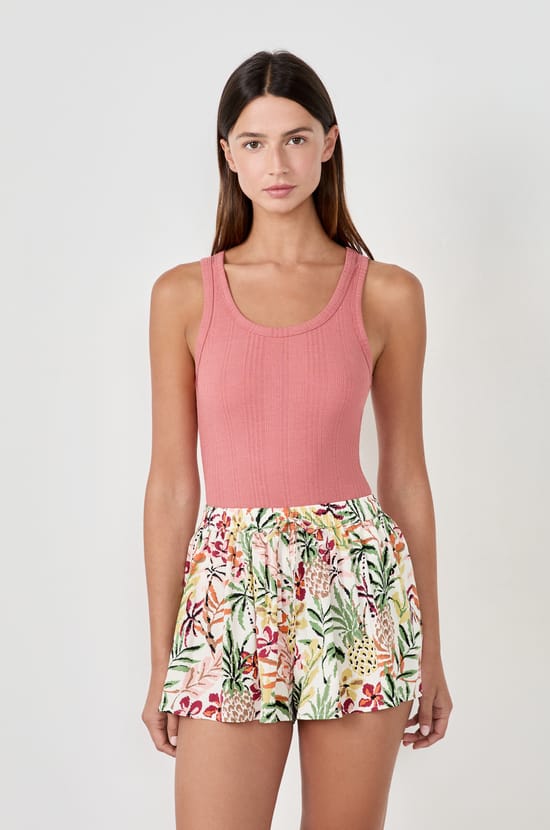 Short de pyjama imprim&eacute;;${refinementColor}