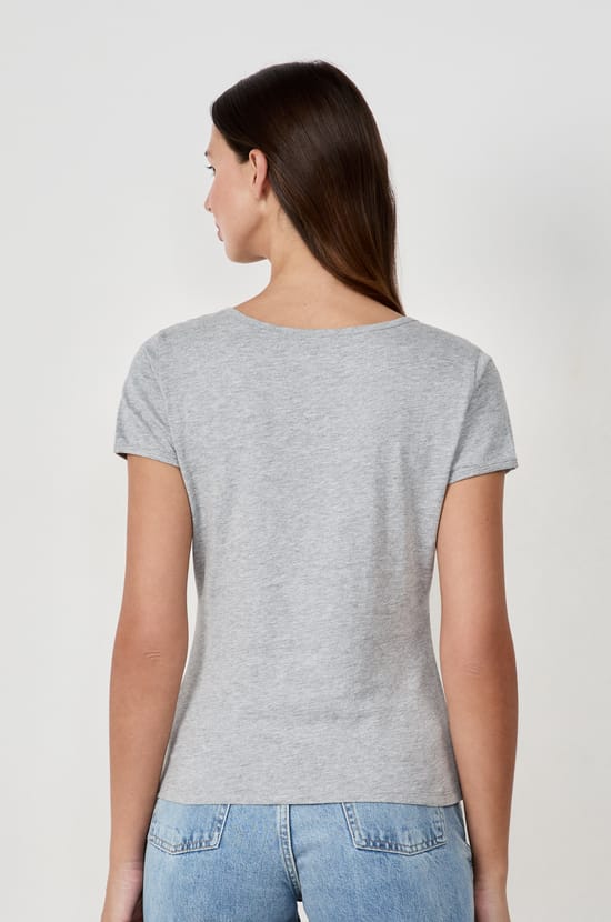 Short-sleeved cotton T-shirt;${refinementColor}