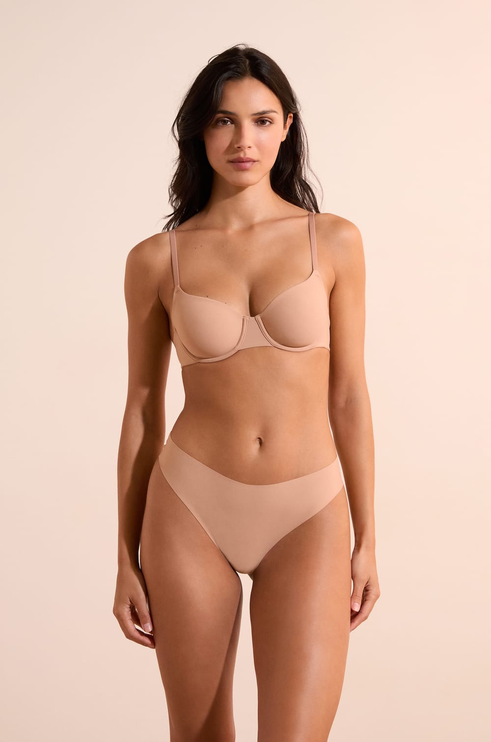 Soutien-gorge en microfibre;${refinementColor}