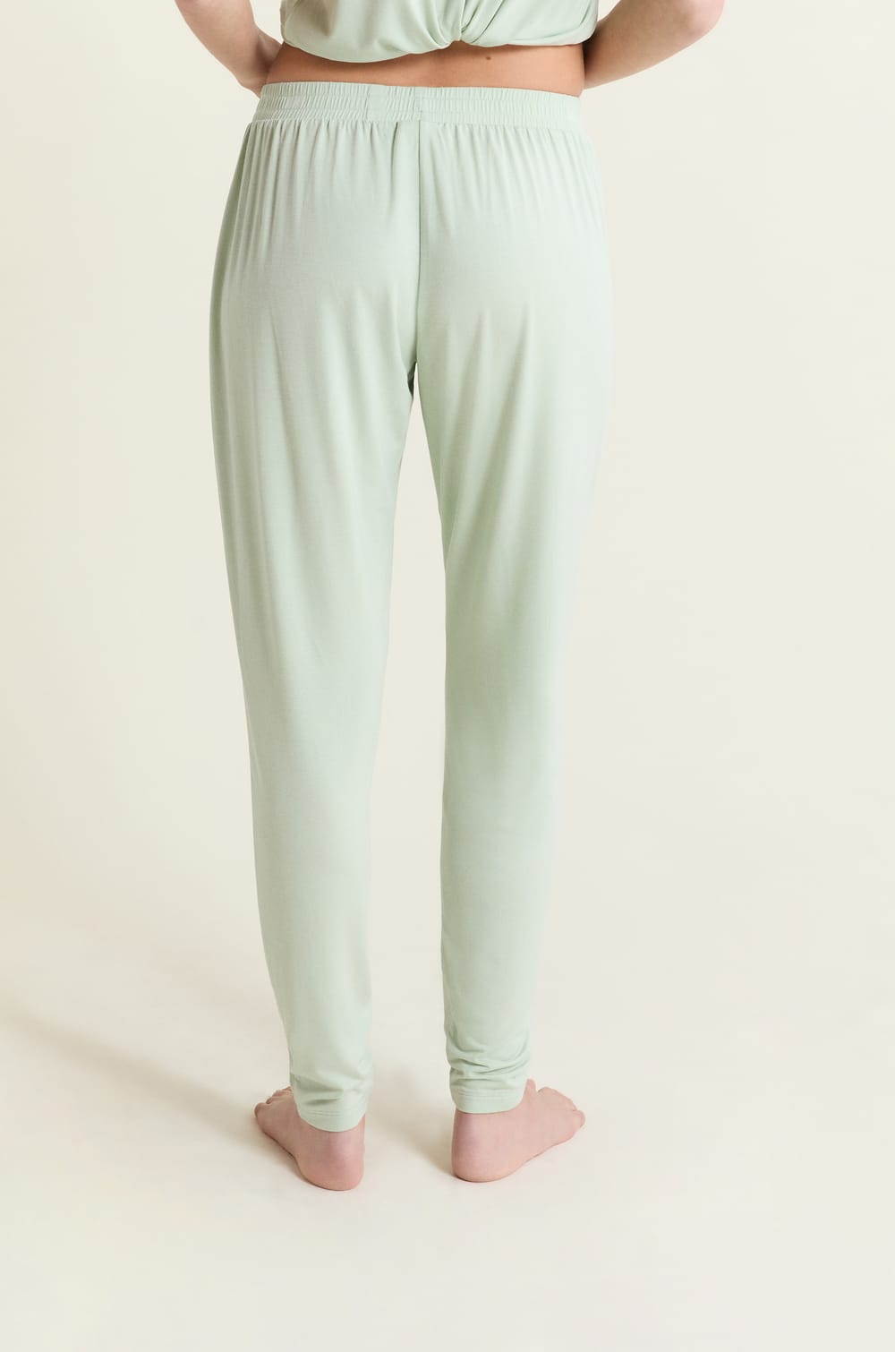 Pantal&oacute;n de pijama liso de modal;${refinementColor}