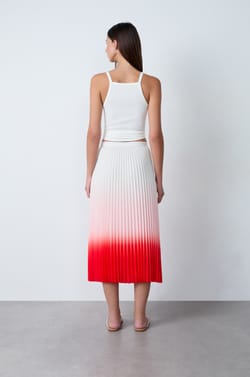 Long Pleated Skirt;${refinementColor}