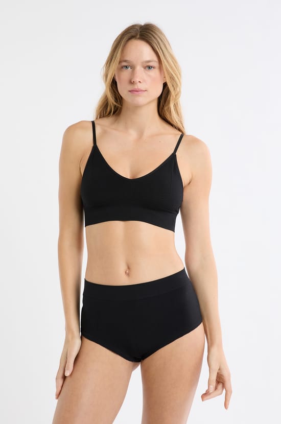 Soutien-gorge brassière sans coutures;${refinementColor}