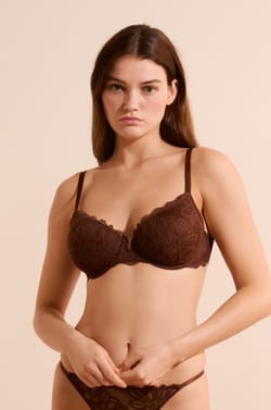 Soutien-gorge N.4 - Le coques fines en dentelle iris&eacute;e;${refinementColor}