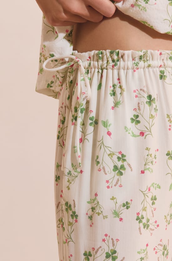 Pantalon de pyjama &agrave; motifs;${refinementColor}