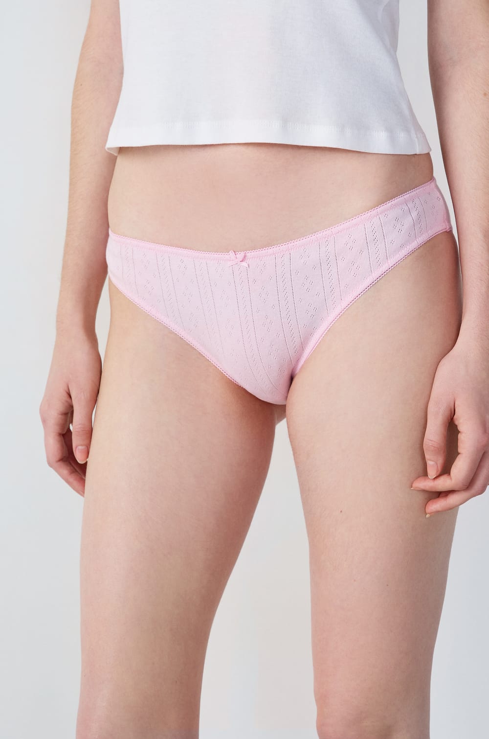 Pack of 3 Pointelle Briefs;${refinementColor}