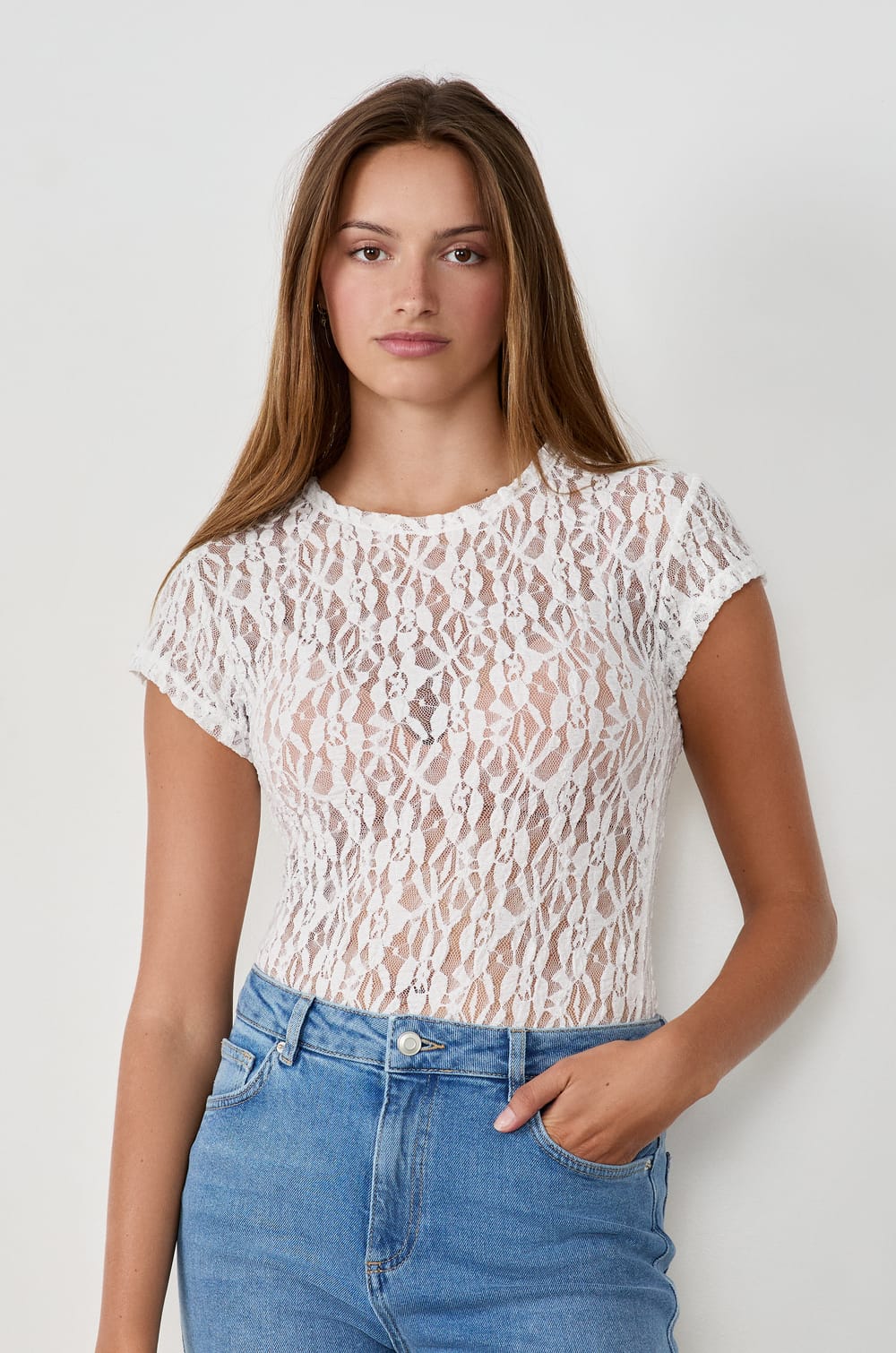 Body en dentelle transparent;${refinementColor}