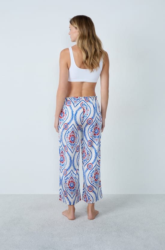 Pantalon de pyjama imprimé;${refinementColor}