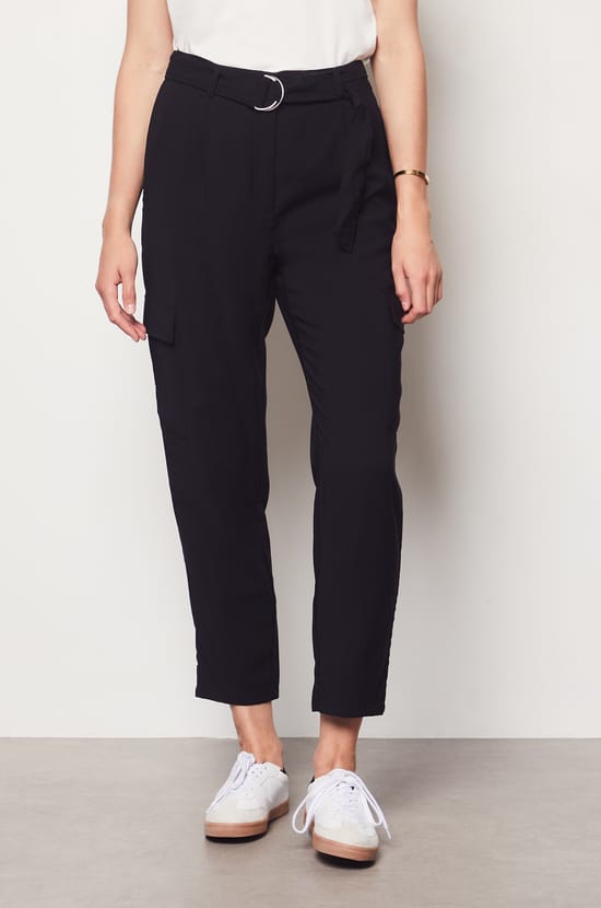 Carrot Cut Trousers;${refinementColor}
