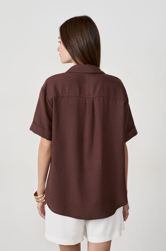 Short-sleeved blouse;${refinementColor}