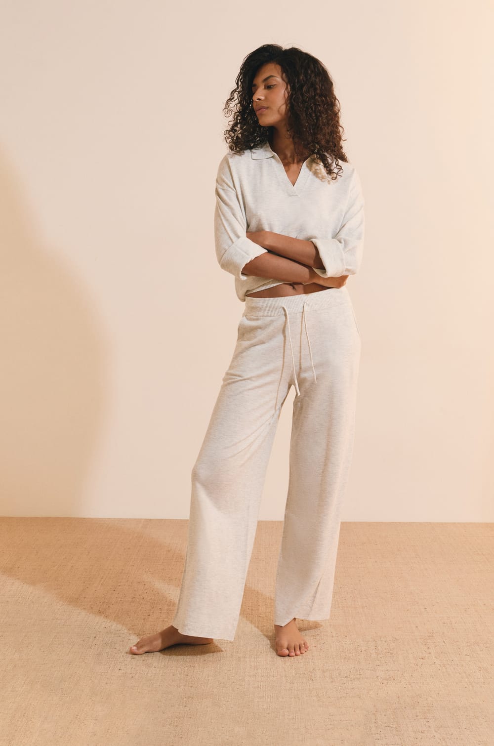 Pantalon de pyjama large;${refinementColor}