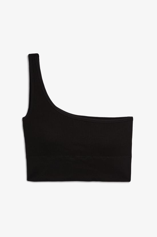 Top tipo bralette asimétrico - Sujeción ligera;${refinementColor}