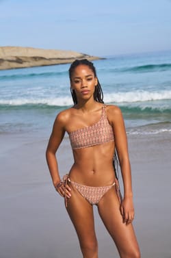 String tie bikini bottom with pattern;${refinementColor}