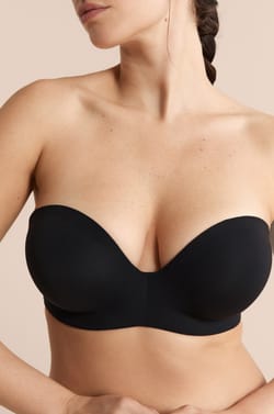 Sujetador bandeau, copas C-E, tirantes desmontables;${refinementColor}