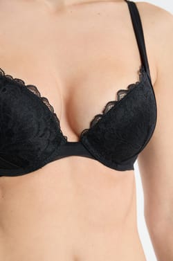 Bra N.2 - The Plunge Push-up in Lace;${refinementColor}