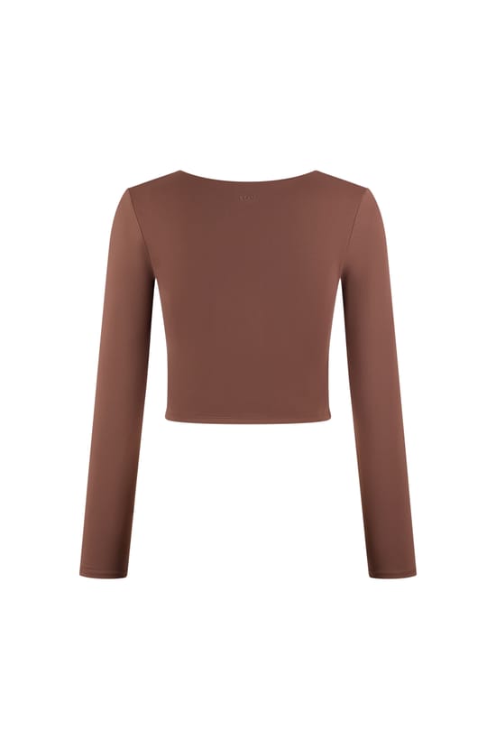 Top &agrave; encolure carr&eacute;e en microfibre;${refinementColor}