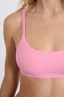 Soutien-gorge brassière sans armatures en microfibre;${refinementColor}