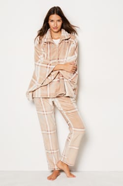 Pantalon de pyjama à carreaux;${refinementColor}