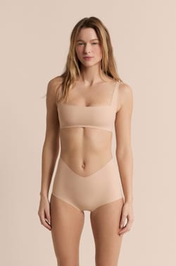 Microfibre Bralette with Removable Pads;${refinementColor}
