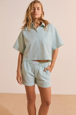 Pyjama Shorts with Cotton;${refinementColor}